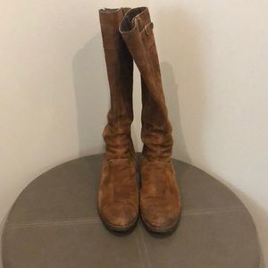 Brown Suede Boots